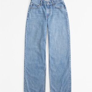 Abercrombie mid-rise loose curve love
